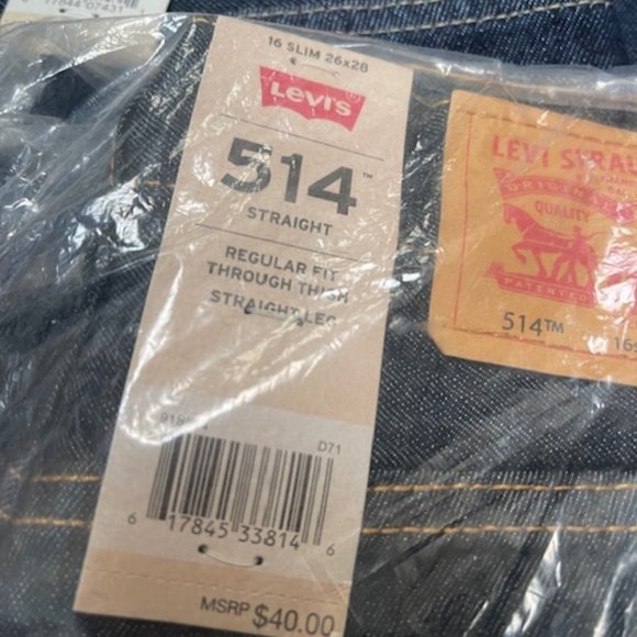 Levi's 511 Slim Jeans Size 8, 14 or 16 Reg - Picture 12 of 13